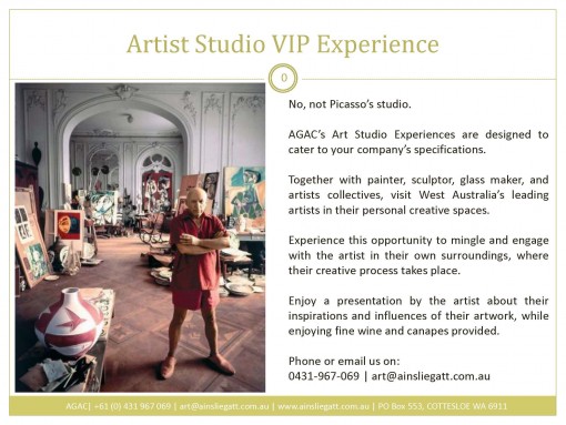 Artist Studio VIP Experience